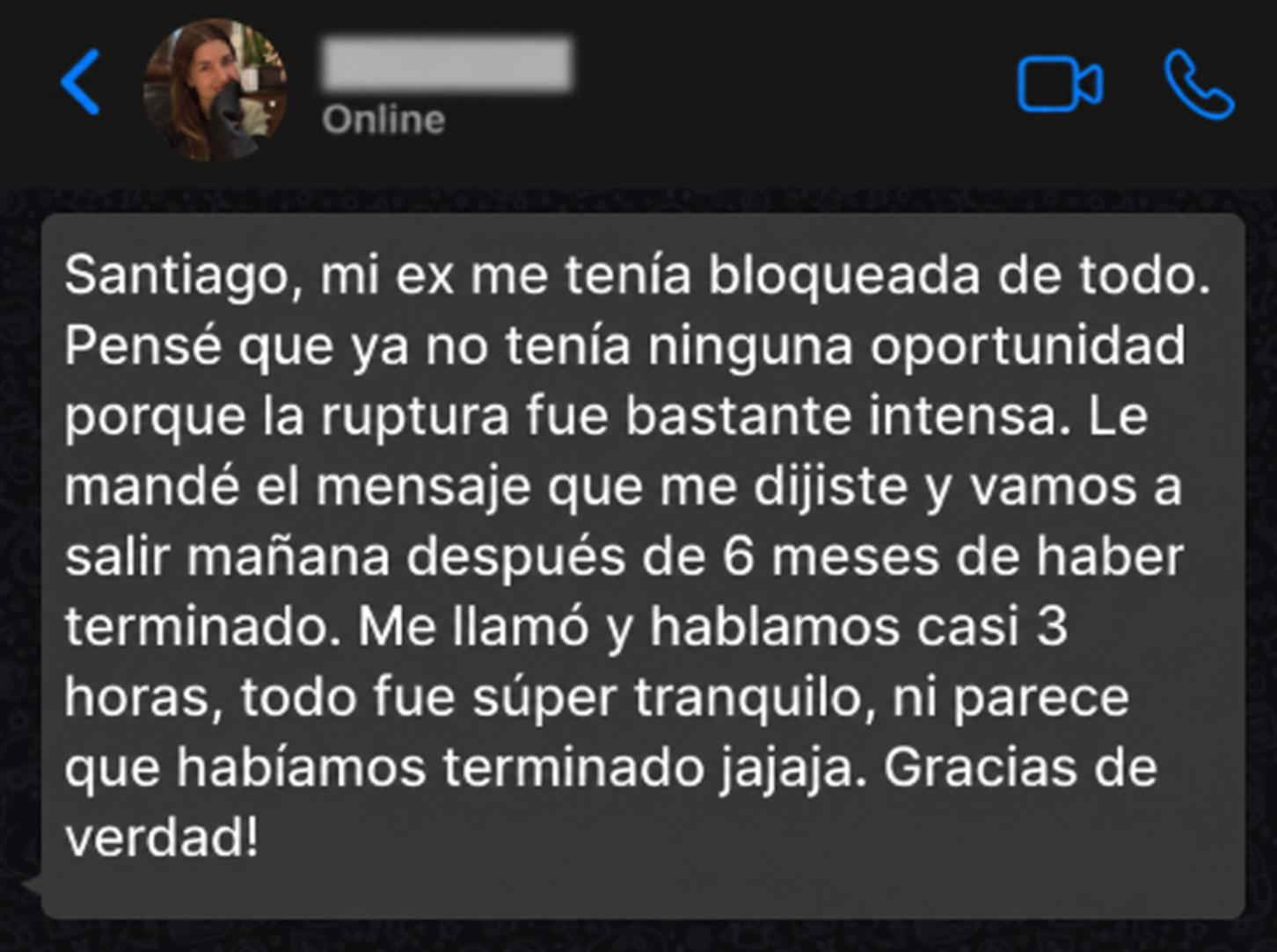 Testimonio de Rafaela