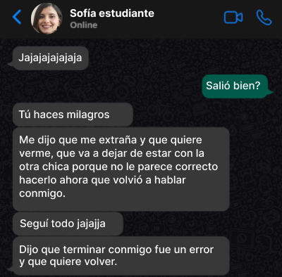 Testimonio de Sofia
